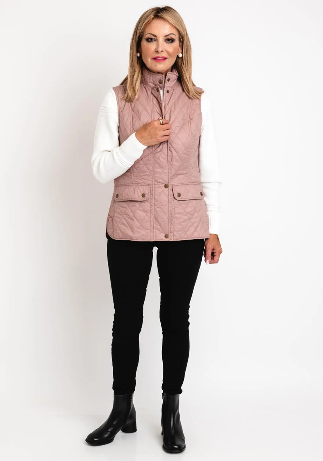 Barbour International Womens Otterburn Gilet, Pink
