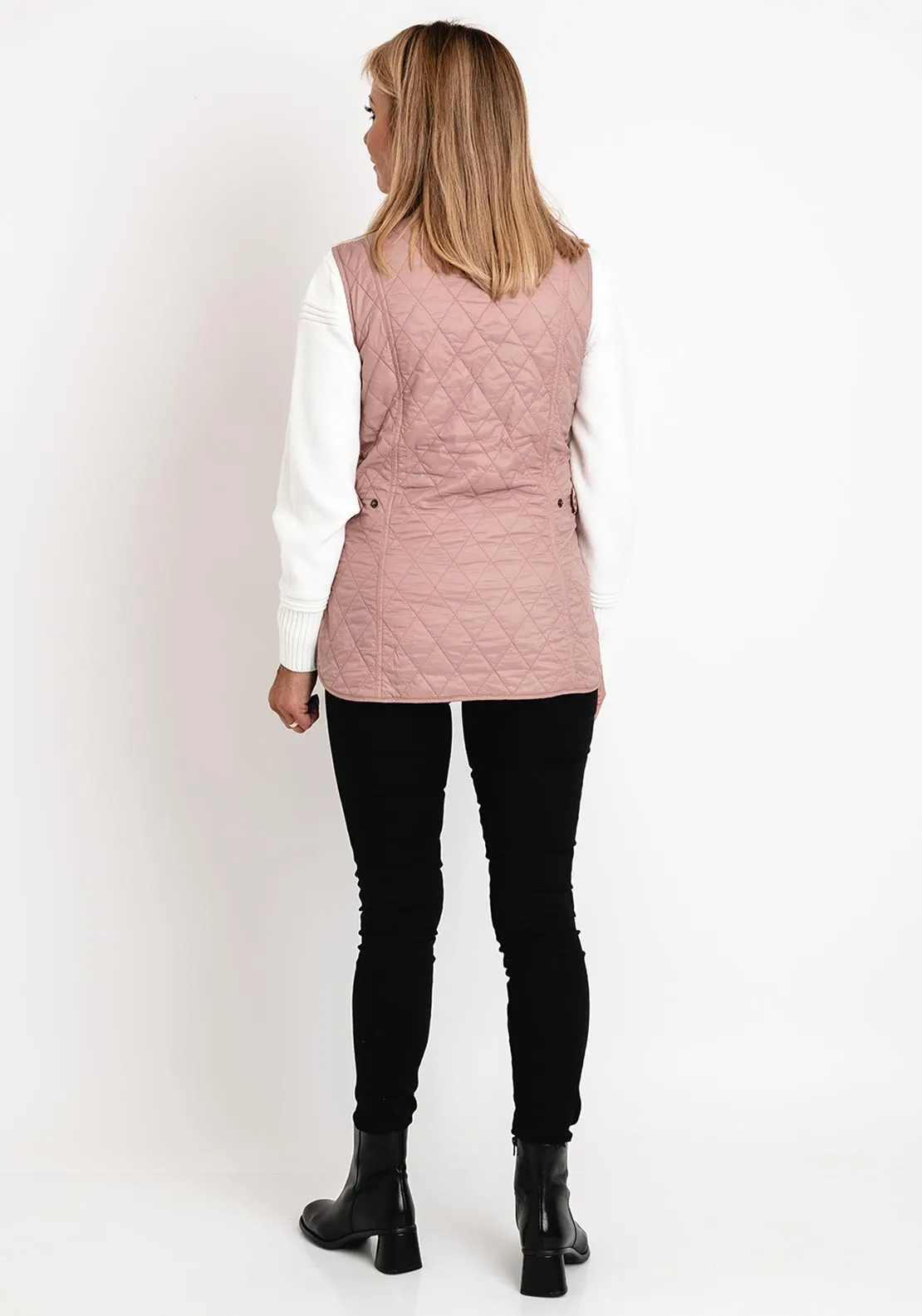 Barbour International Womens Otterburn Gilet, Pink