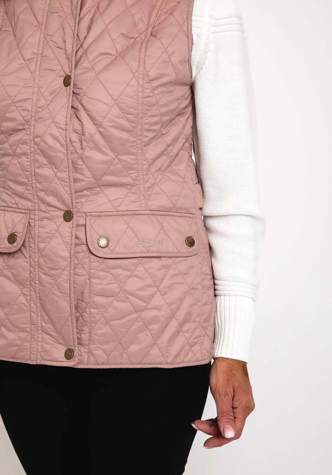 Barbour International Womens Otterburn Gilet, Pink