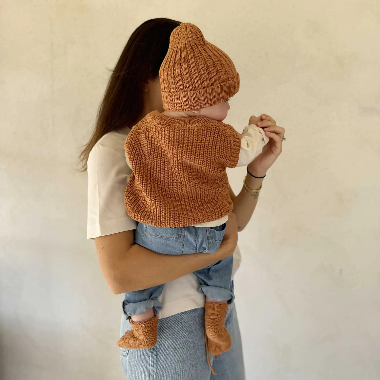 Calze in maglia Arancio