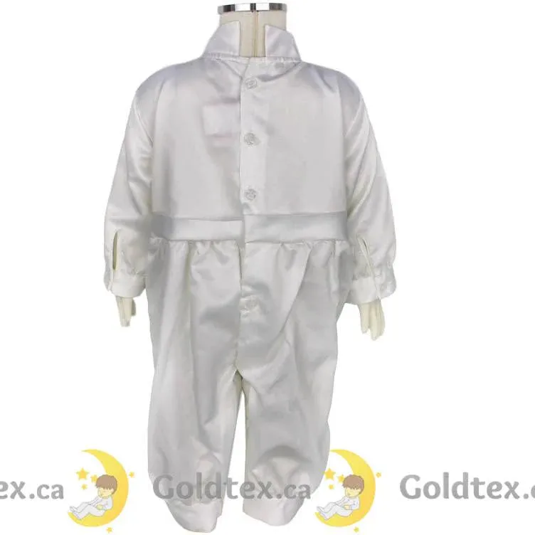 Formal Kids Wear 3 Piece Baby Boy Baptism Jumpsuit 2501