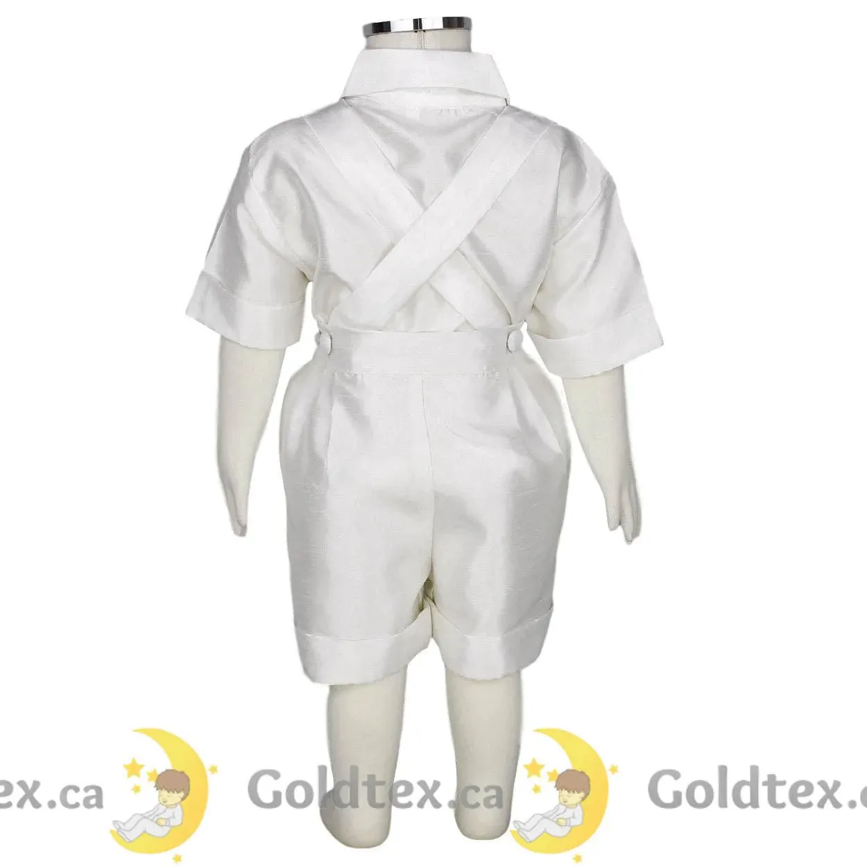 Formal Kids Wear 5-Piece Baby Boy Short Baptism Set 8059