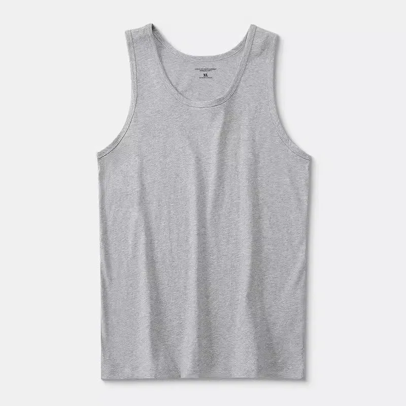Importé - Lot de 3 T-Shirt Gilet Décontractés Sans-Manches En Pur Coton