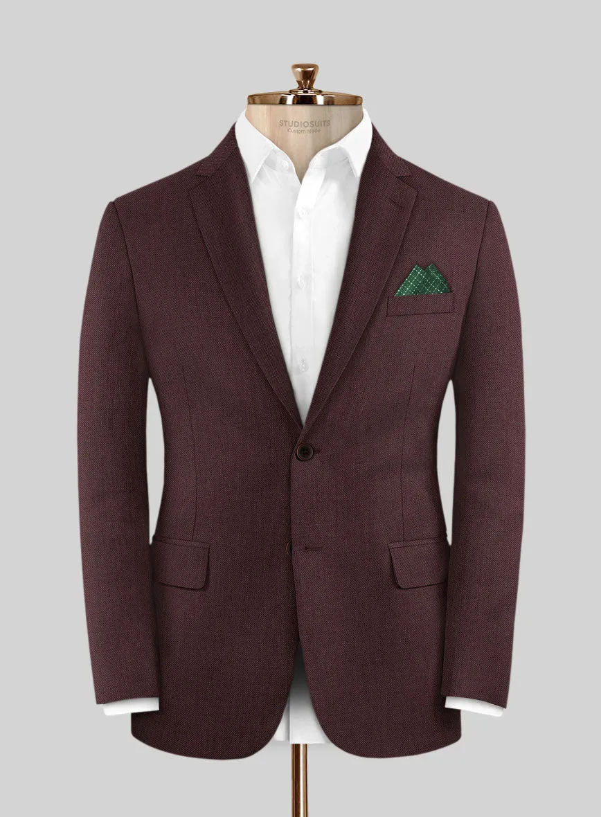 Lanificio Zegna Traveller Wine Wool Jacket