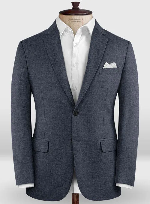 Lanificio Zegna Trofeo Slate Blue Wool Jacket