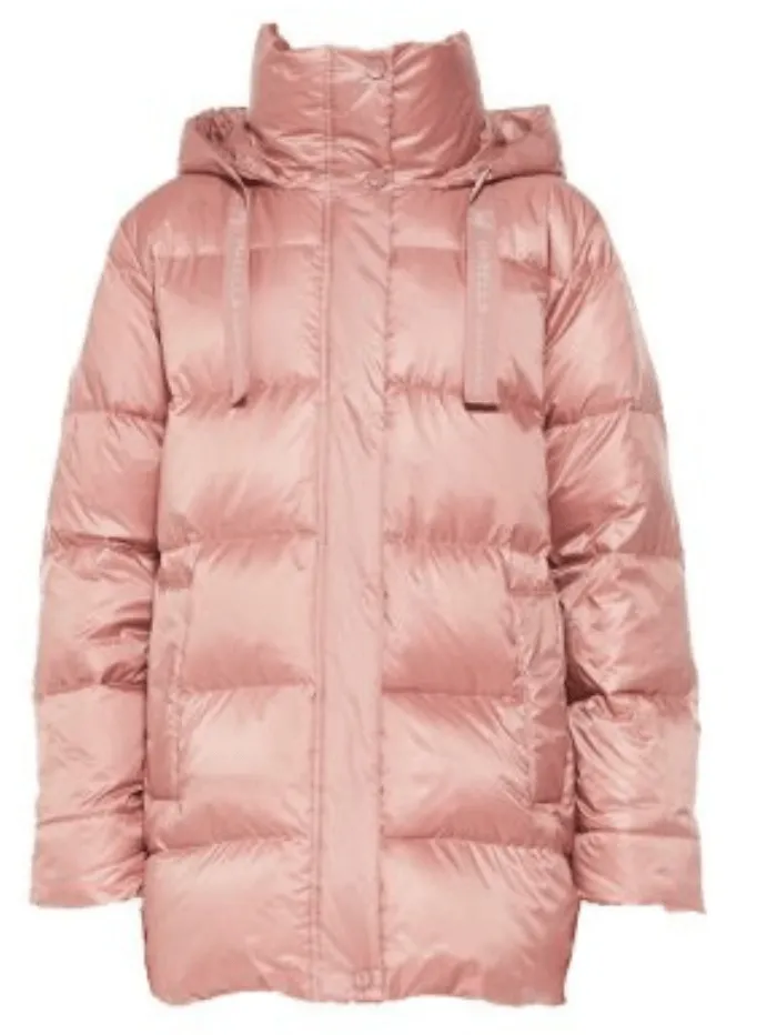 Marella T LALLA Pink Puffer Coat 34860529200 003