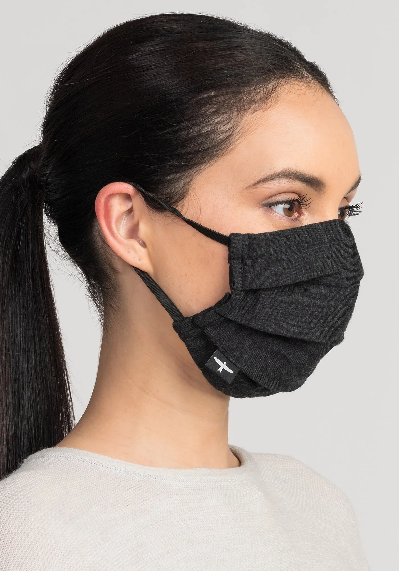Merino Pleat Face Mask
