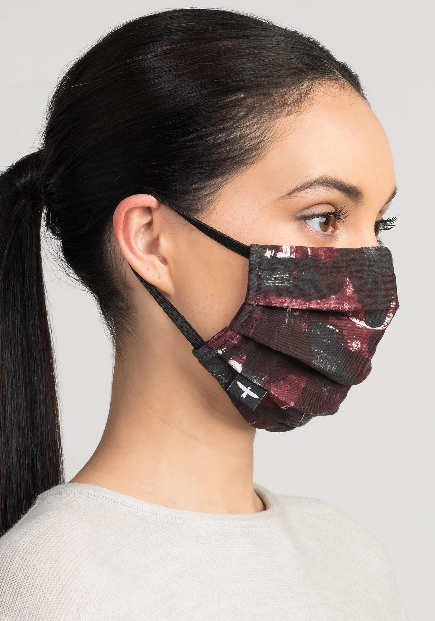 Merino Pleat Face Mask