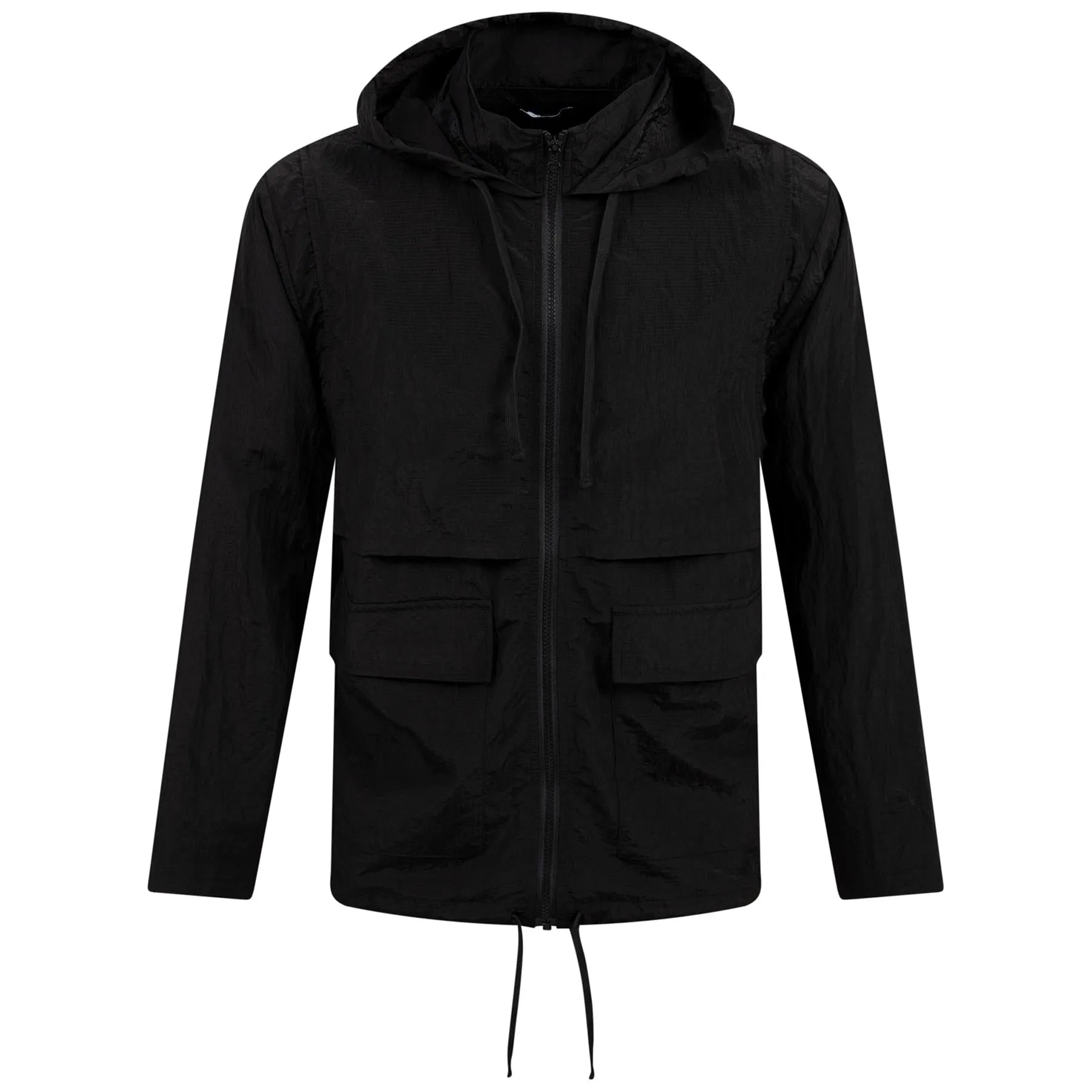 Micro Ripstop Convertible Shell Jacket Onyx - SU24