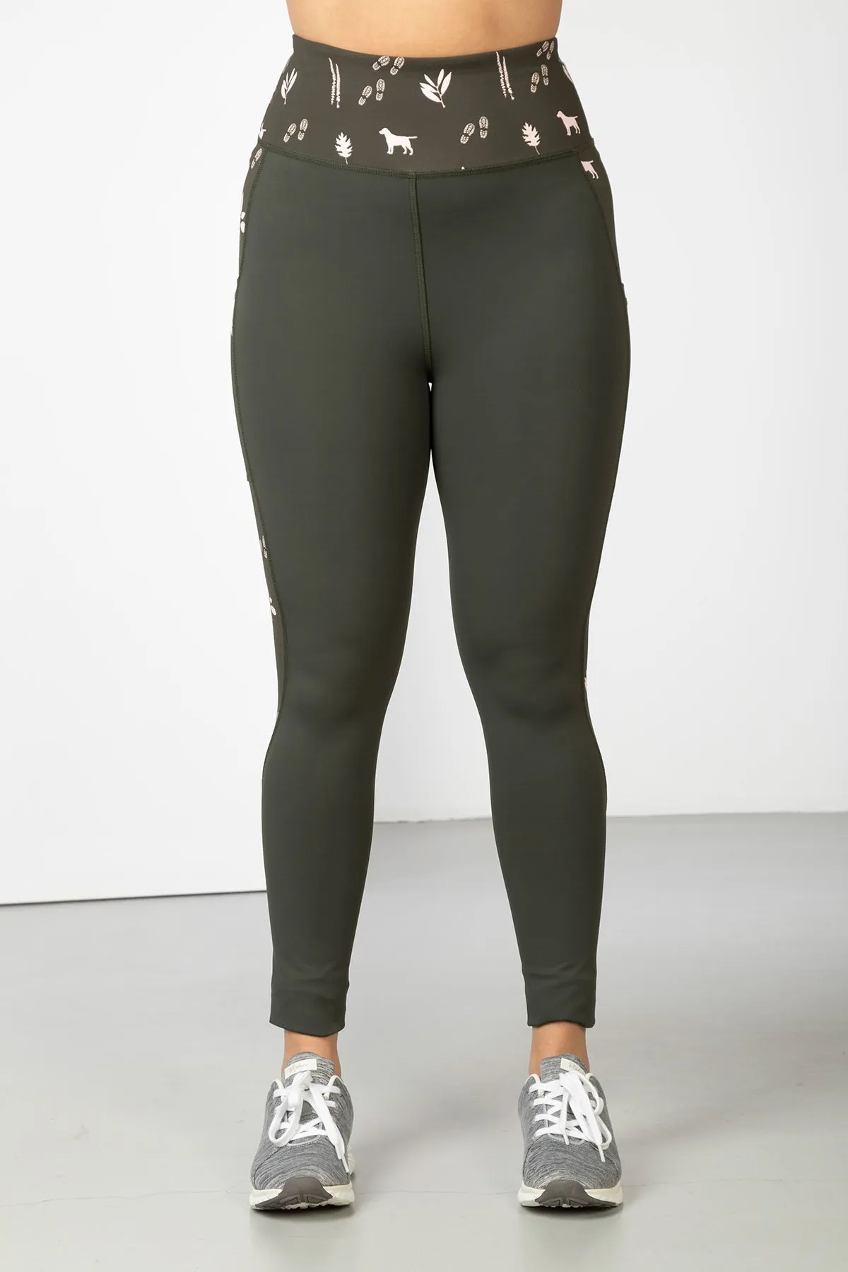 Patterned Sports Leggings - Skerne