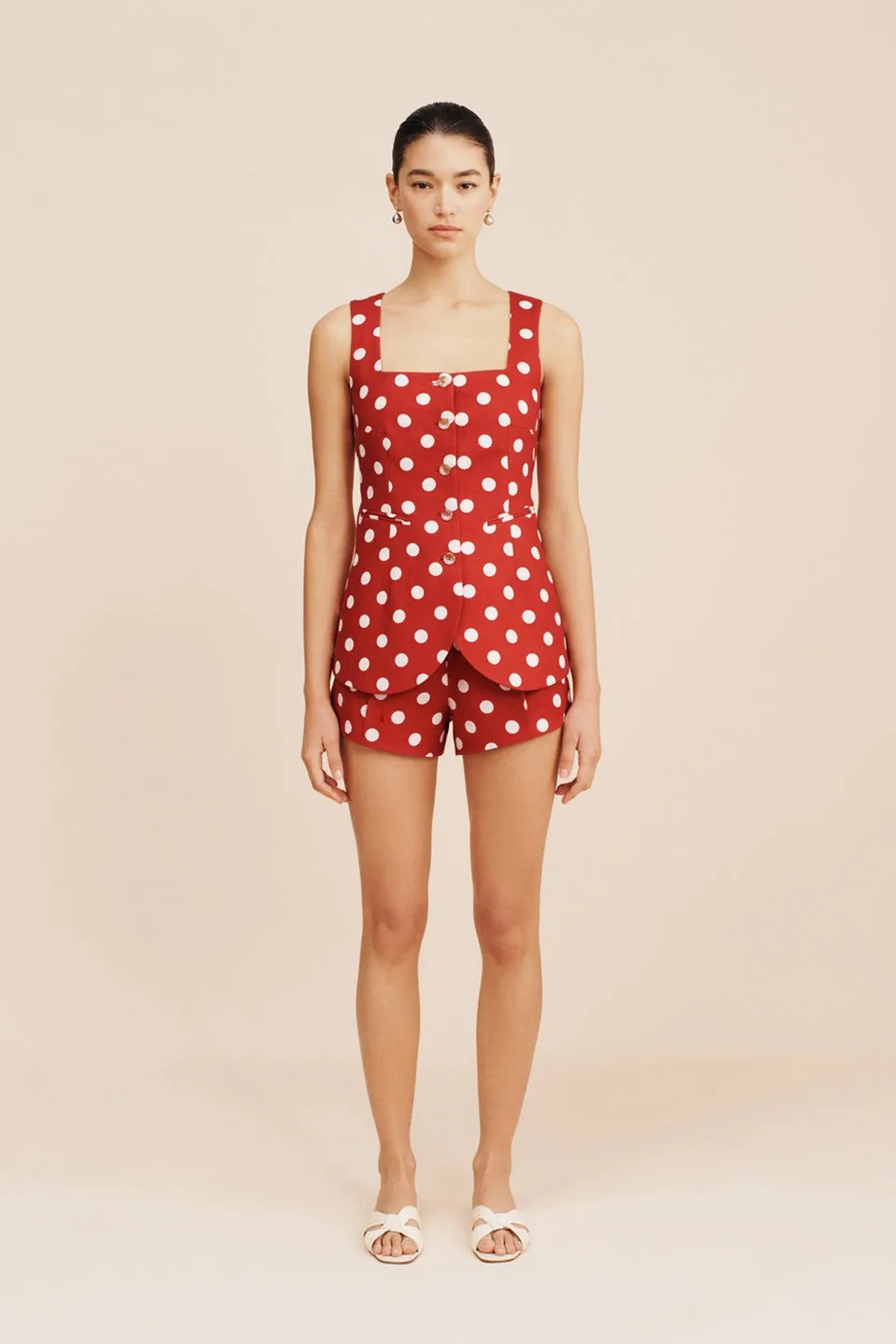 Posse Lucille Gilet in Polka Dot