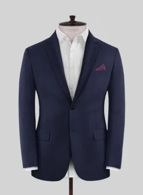 Scabal Alnip Indigo Blue Wool Jacket