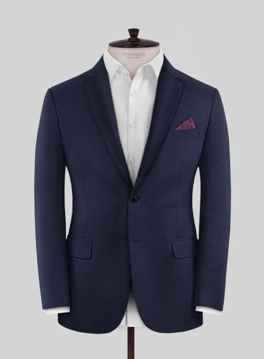 Scabal Alnip Indigo Blue Wool Jacket