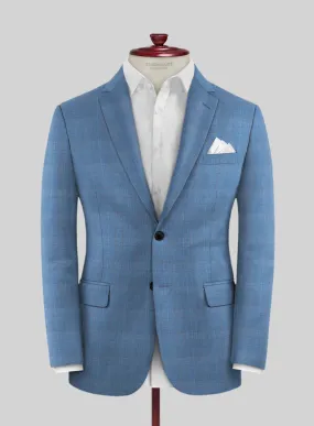 Scabal Cosmopolitan Prince Light Blue Wool Jacket