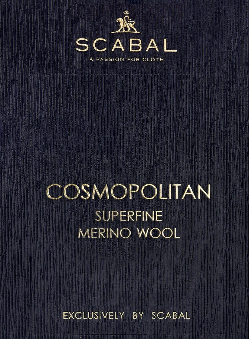 Scabal Cosmopolitan Prince Light Blue Wool Jacket