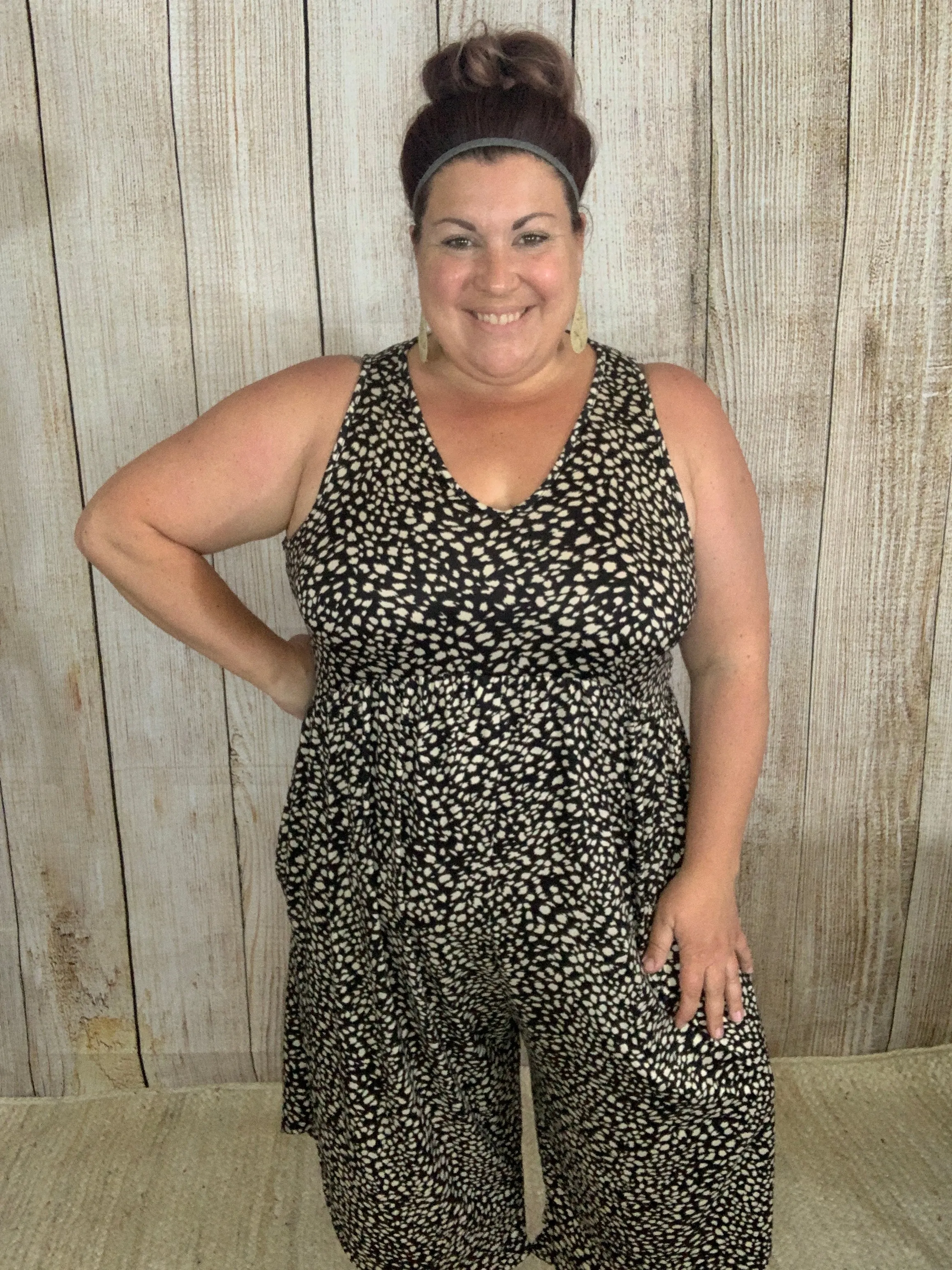 V-Neck Tank Jumpsuit
