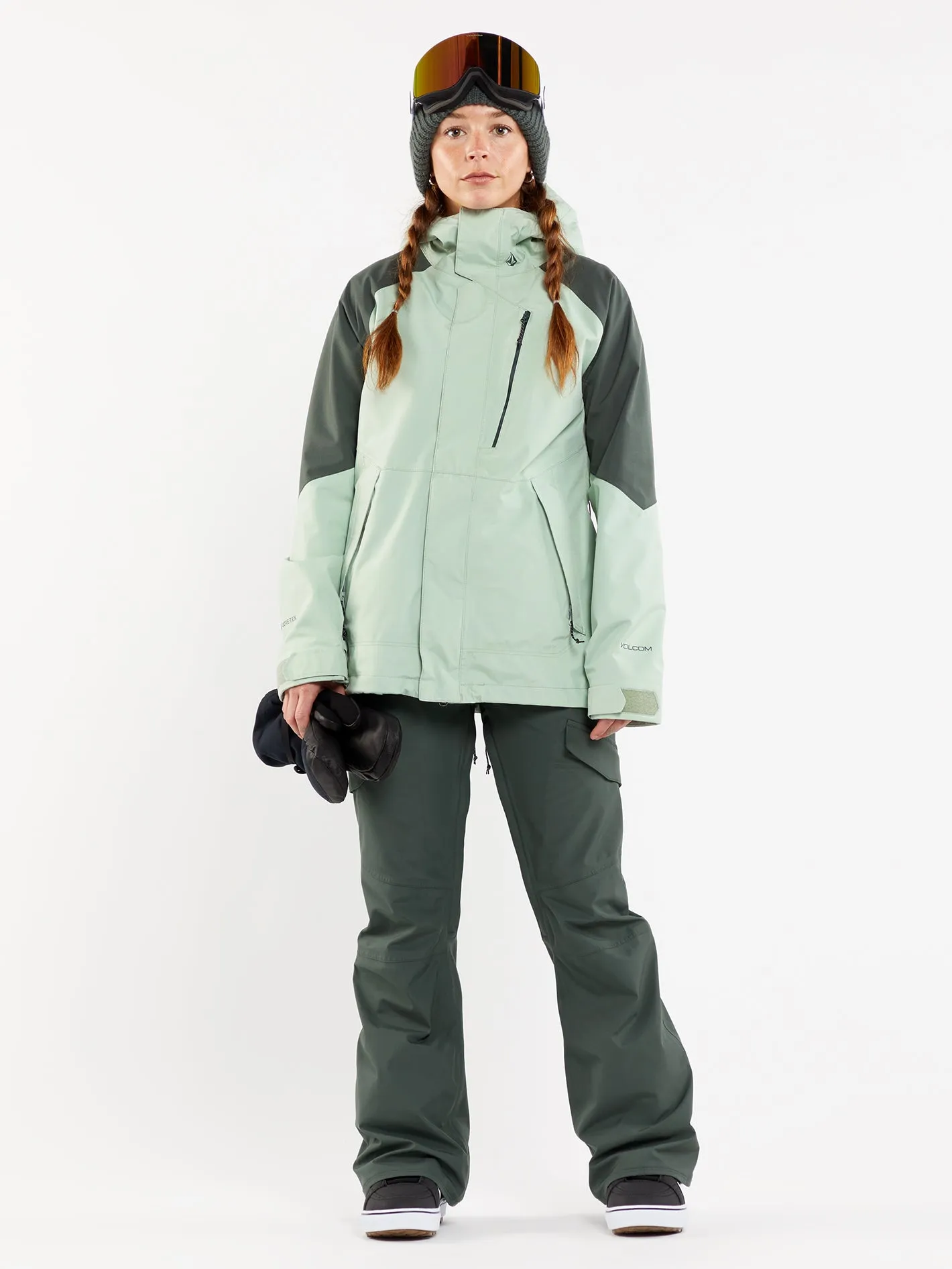 Womens Aston Gore-Tex Pants - Eucalyptus