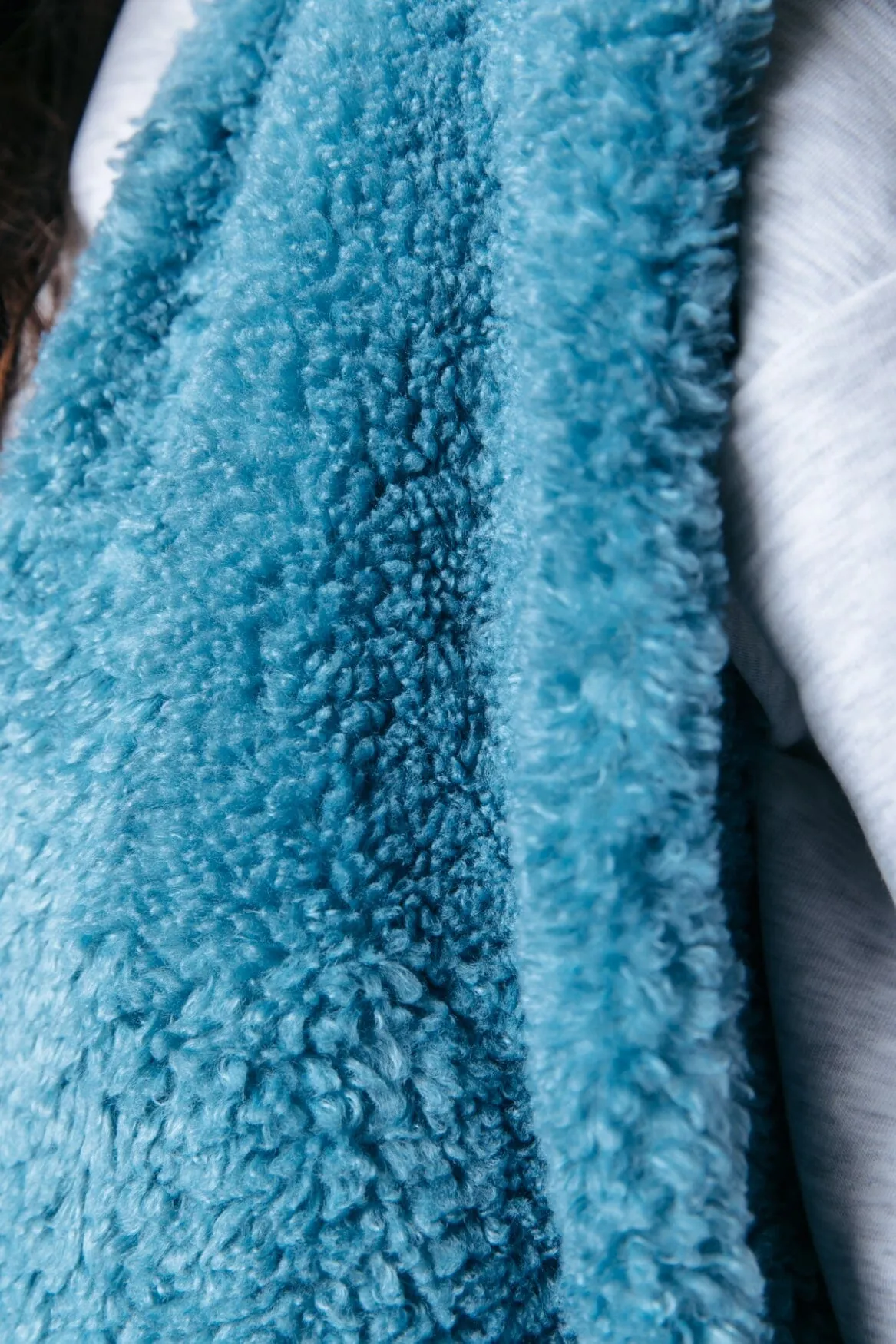 Yoni Teddy Gilet | Adriatic Blue